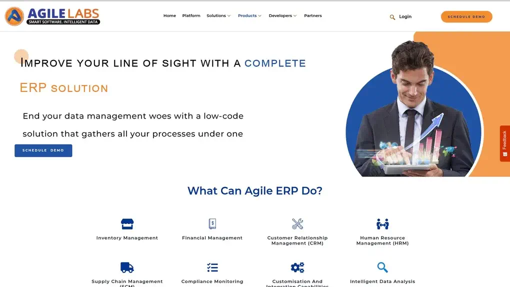 Axpert ERP screenshot