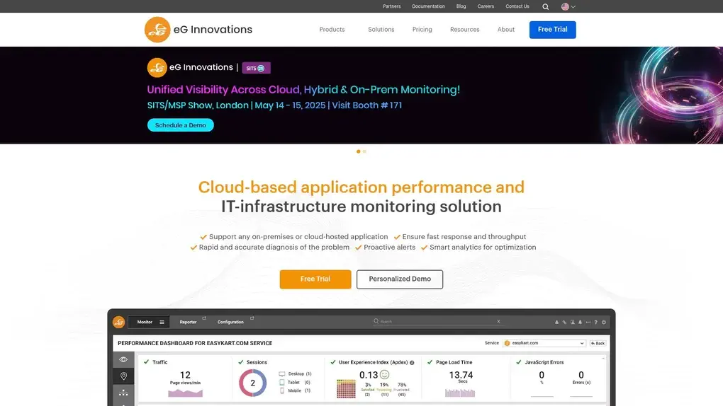 eG Enterprise screenshot