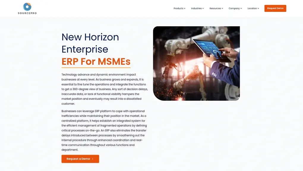 New Horizon Enterprise ERP screenshot